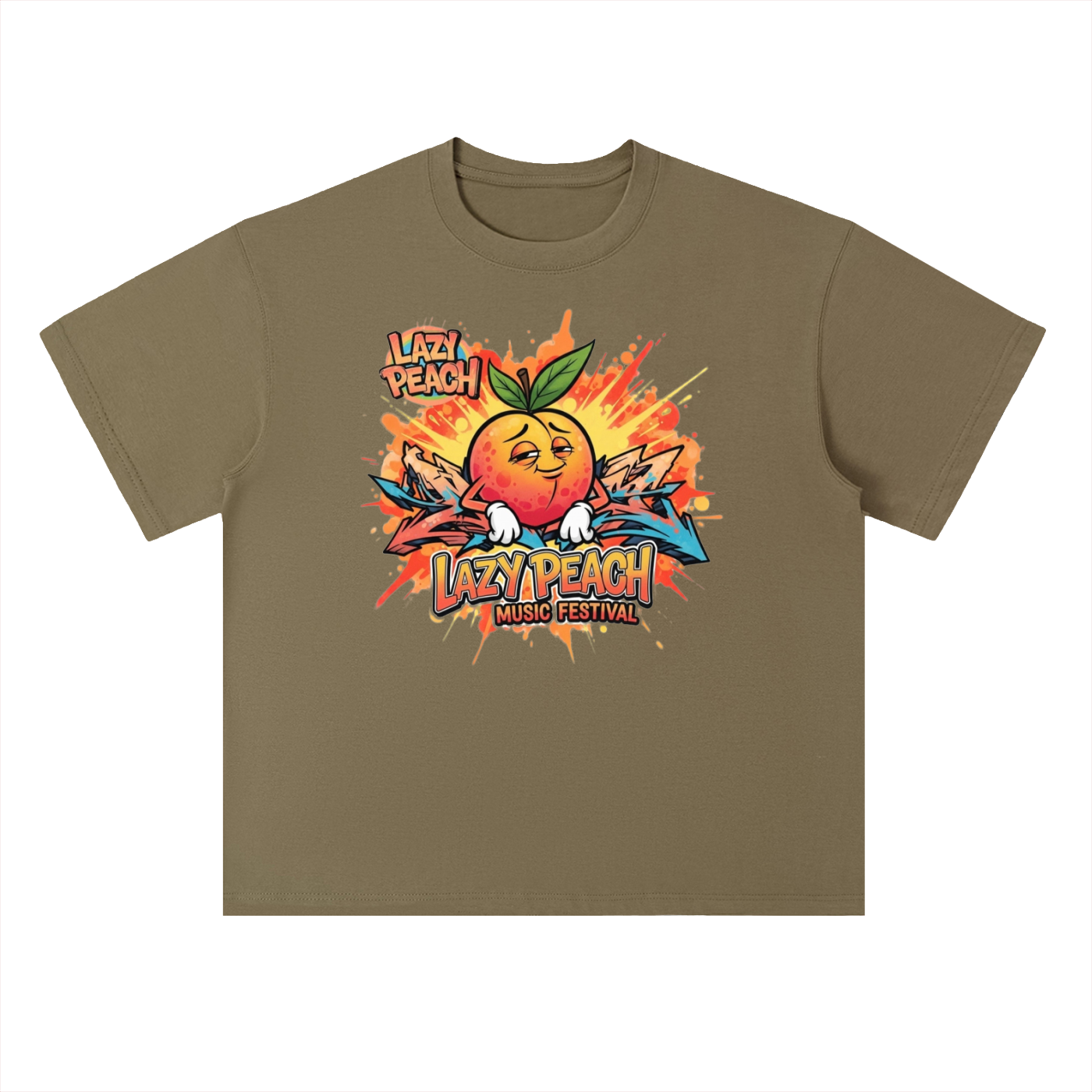Heavyweight Drop Shoulder Cotton T-Shirt