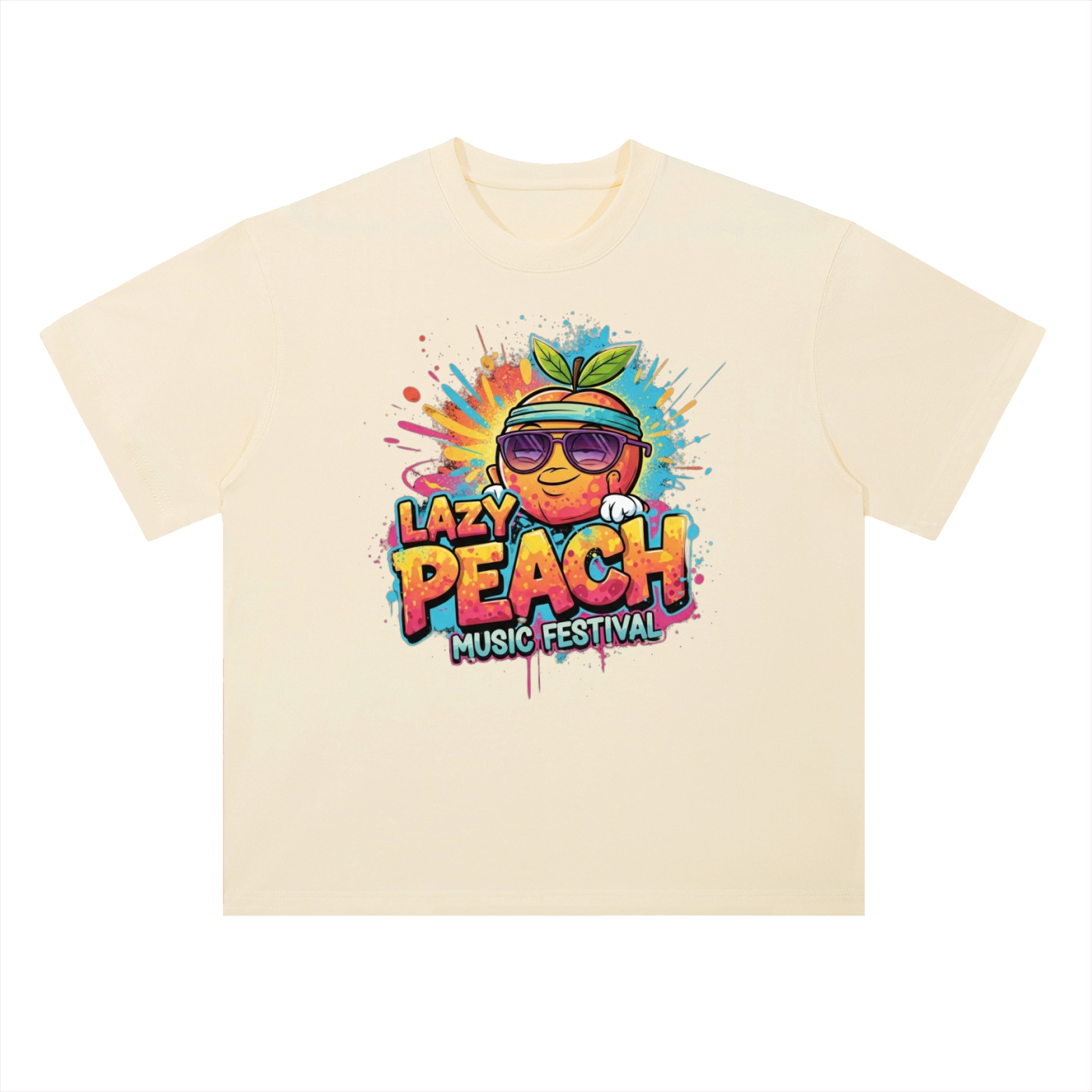 Heavyweight Drop Shoulder Cotton T-Shirt