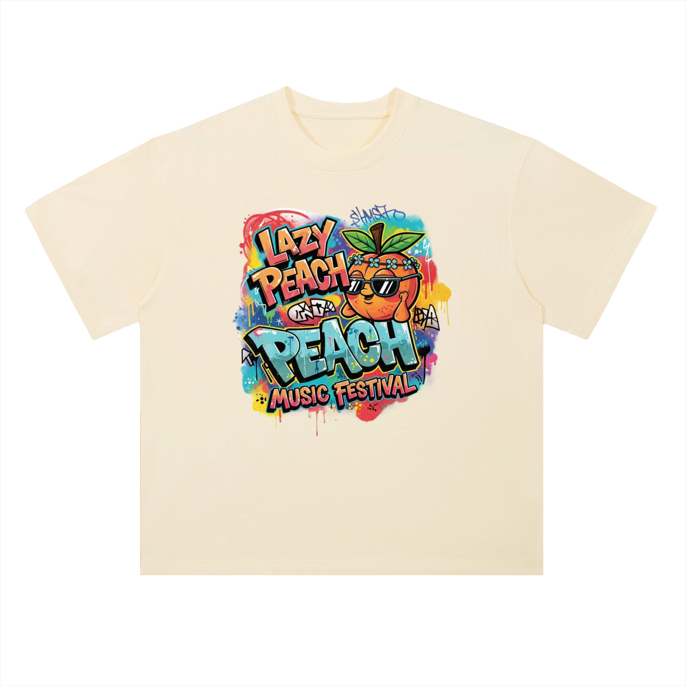 Heavyweight Drop Shoulder Cotton T-Shirt
