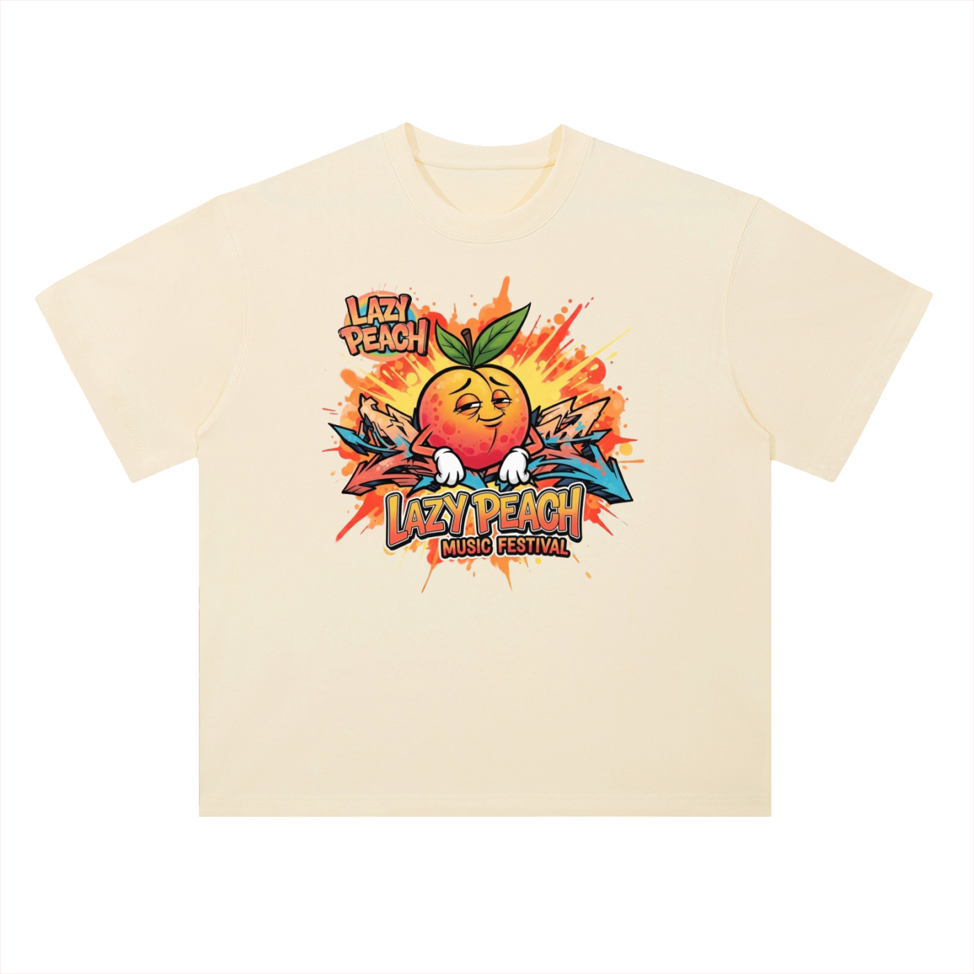 Heavyweight Drop Shoulder Cotton T-Shirt