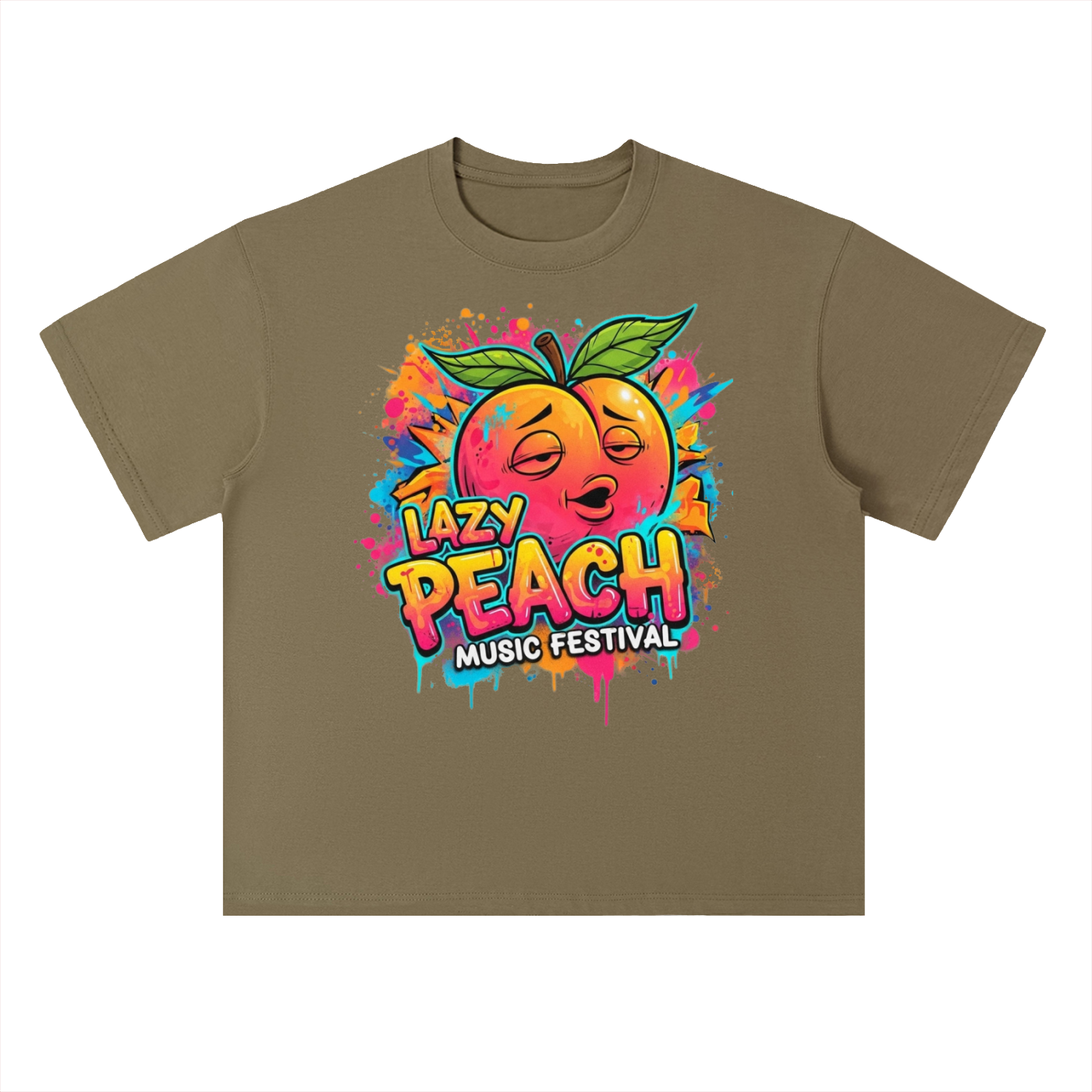 Heavyweight Drop Shoulder Cotton T-Shirt