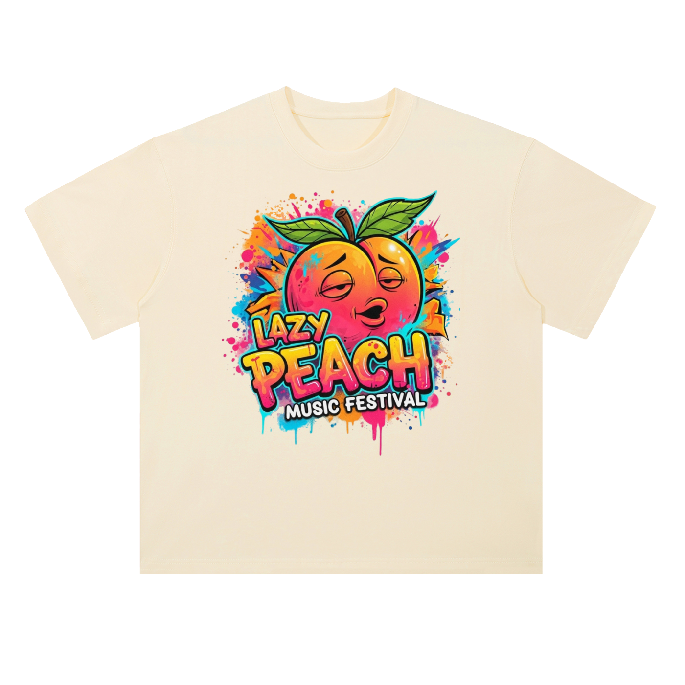 Heavyweight Drop Shoulder Cotton T-Shirt