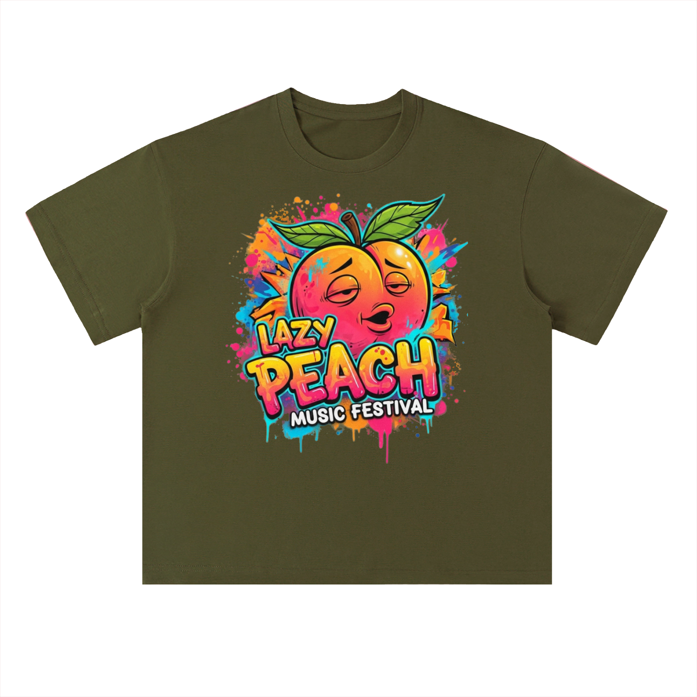 Heavyweight Drop Shoulder Cotton T-Shirt