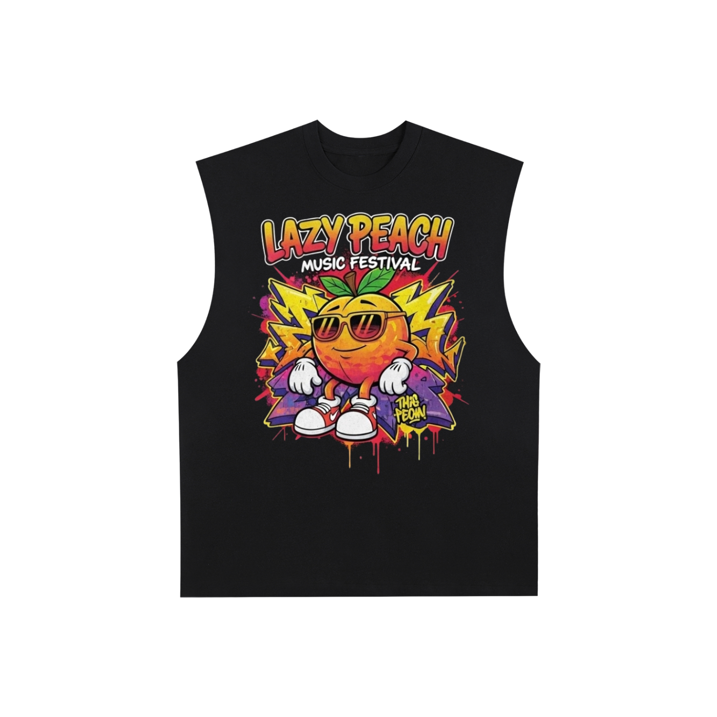 Raw Edge Cotton Tank Top