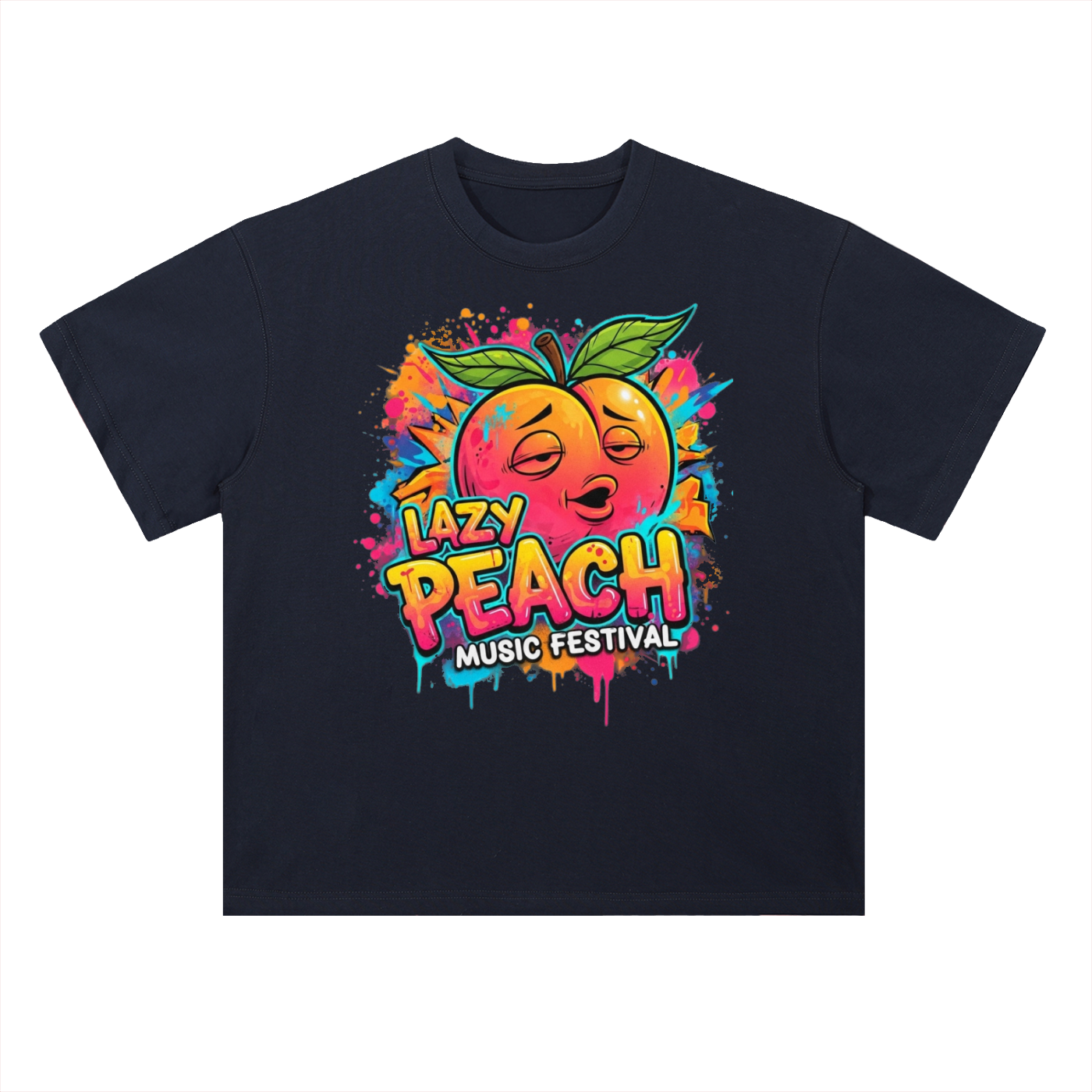 Heavyweight Drop Shoulder Cotton T-Shirt