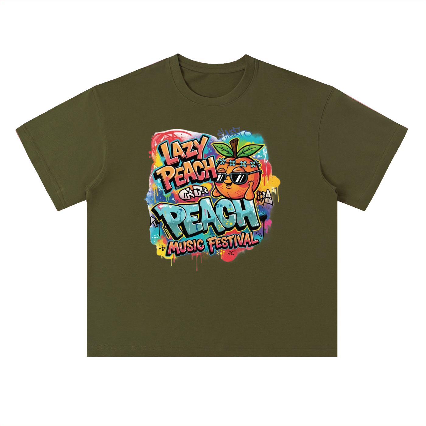 Heavyweight Drop Shoulder Cotton T-Shirt