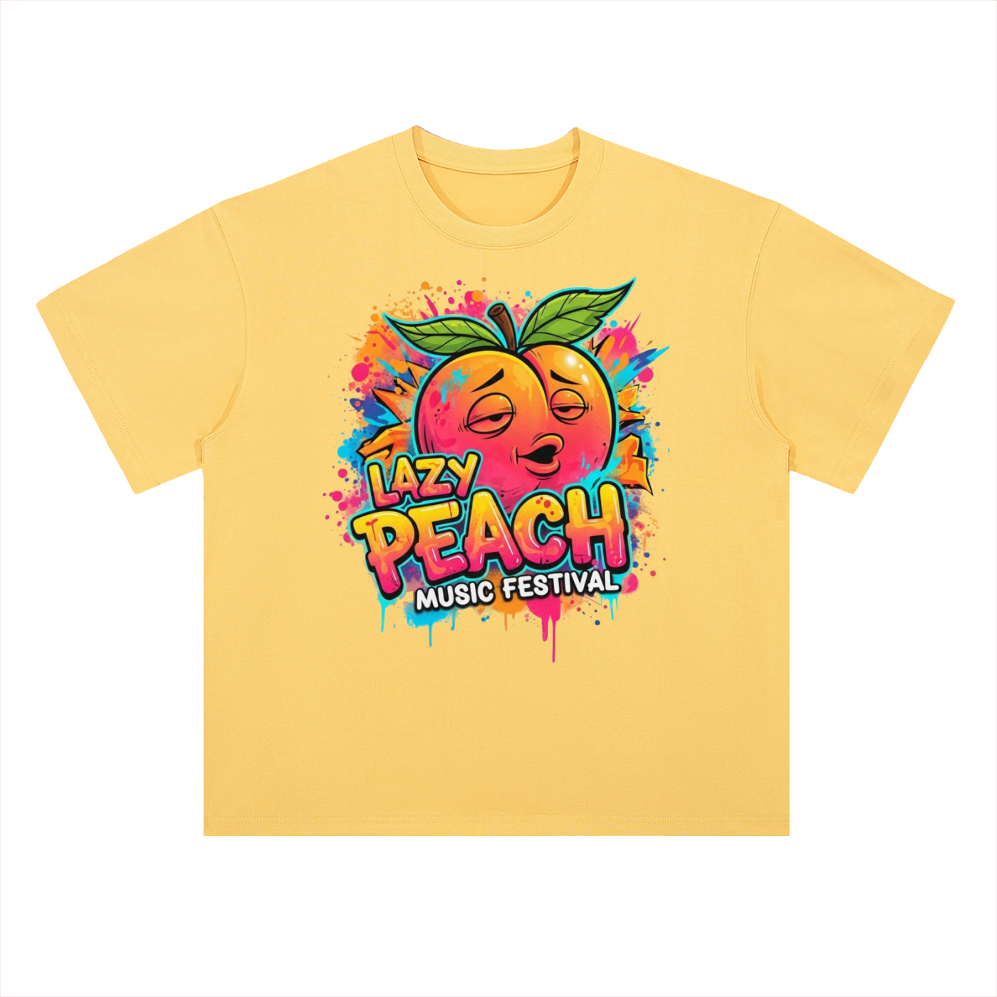 Heavyweight Drop Shoulder Cotton T-Shirt