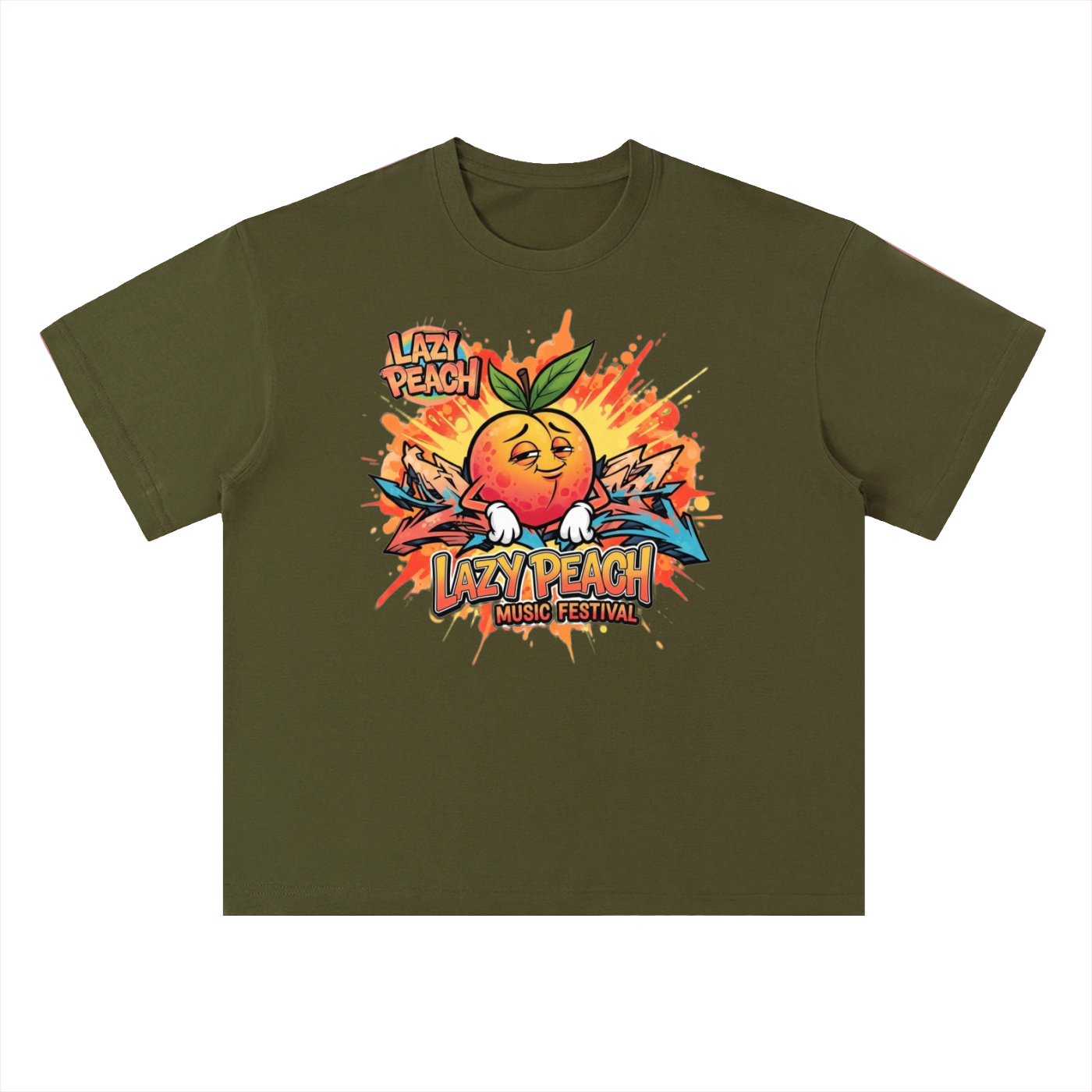 Heavyweight Drop Shoulder Cotton T-Shirt